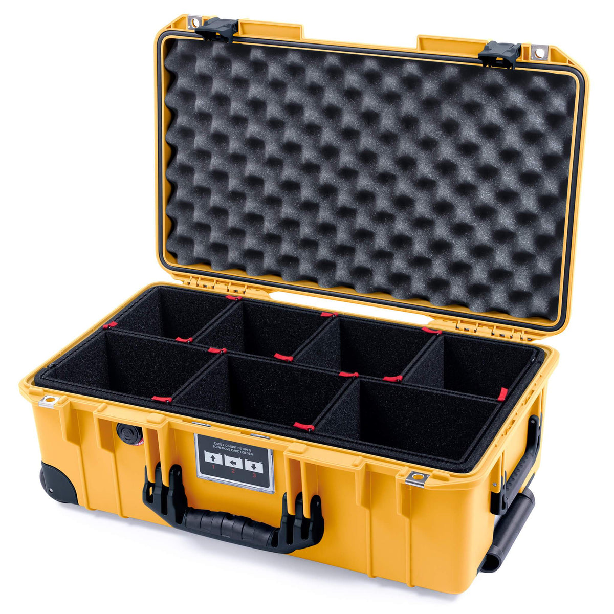 Pelican 1535 Air Carry-on Case - Yellow &amp; Black Trolley