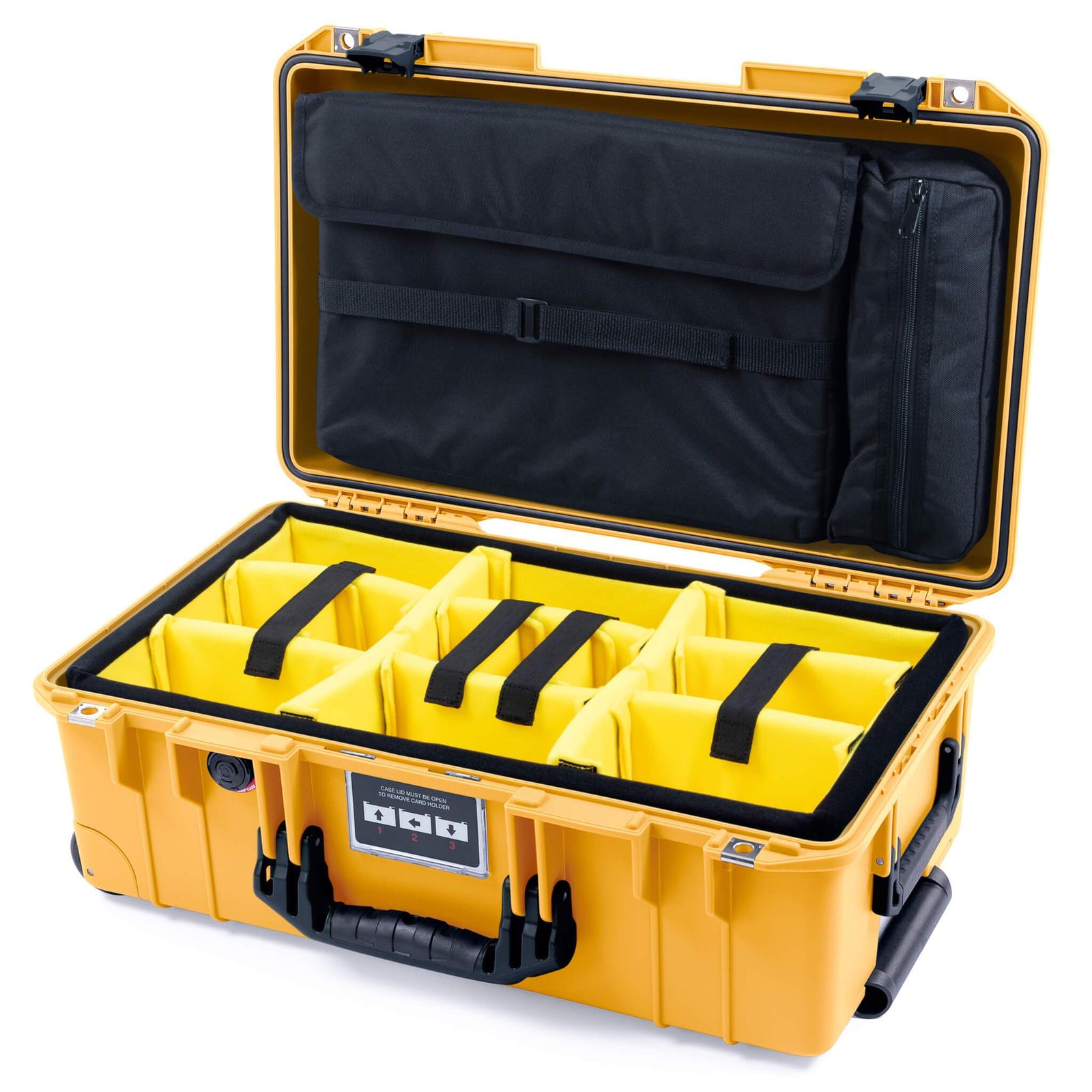 Pelican 1535 Air Carry-on Case - Yellow & Black