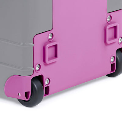 Pelican 1535 Air Replacement Trolley & Wheel Assembly, Magenta ColorCase