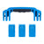 Pelican 1555 Air Replacement Handle & Latches, Blue (Set of 1 Handle, 3 Latches) ColorCase 