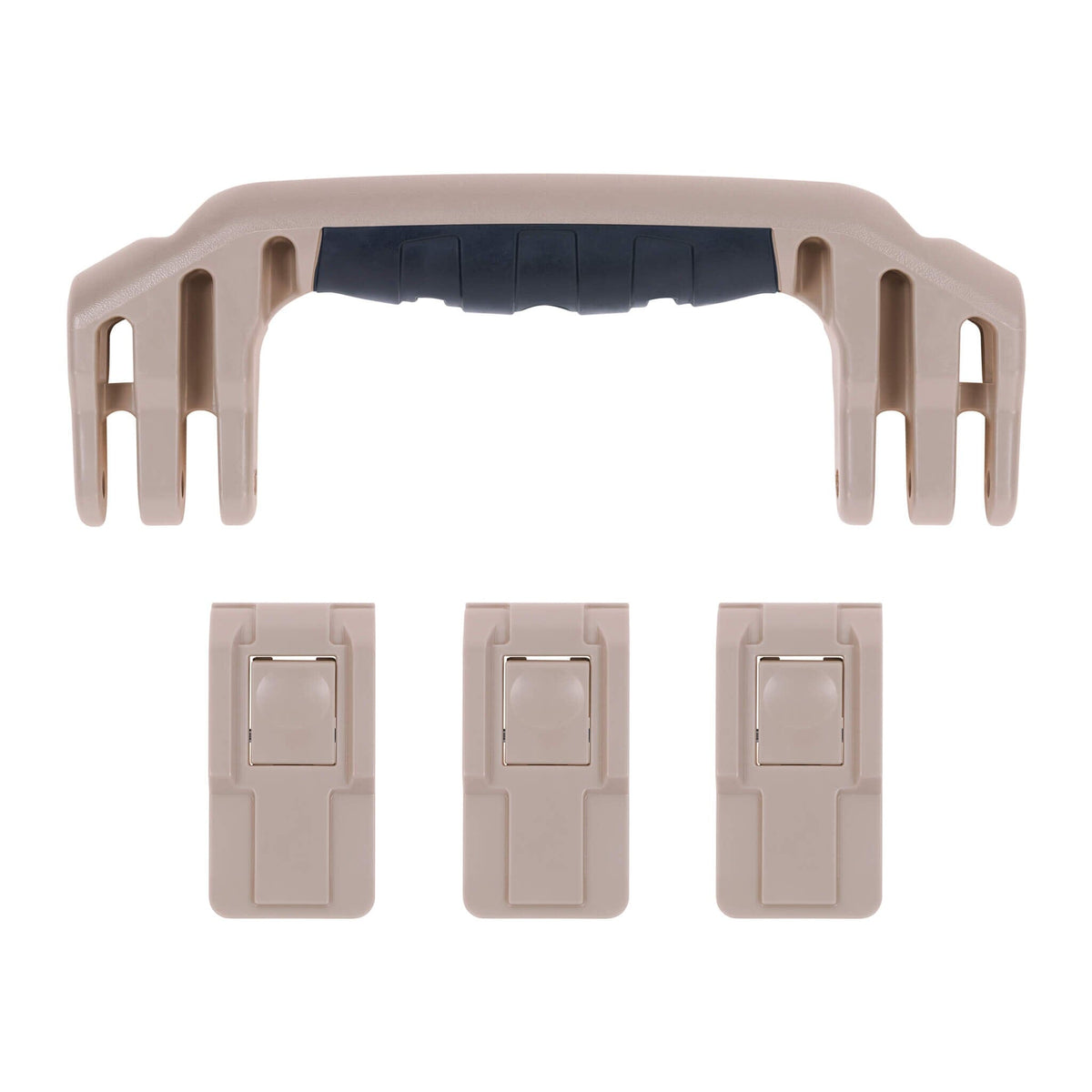 Pelican 1555 Air Replacement Handle &amp; Latches, Desert Tan (Set of 1 Handle, 3 Latches) ColorCase 