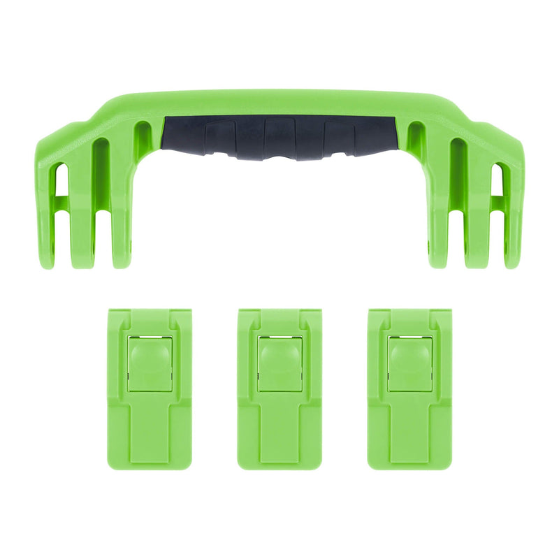 Pelican 1555 Air Replacement Handle & Latches, Lime Green (Set of 1 Handle, 3 Latches) ColorCase 