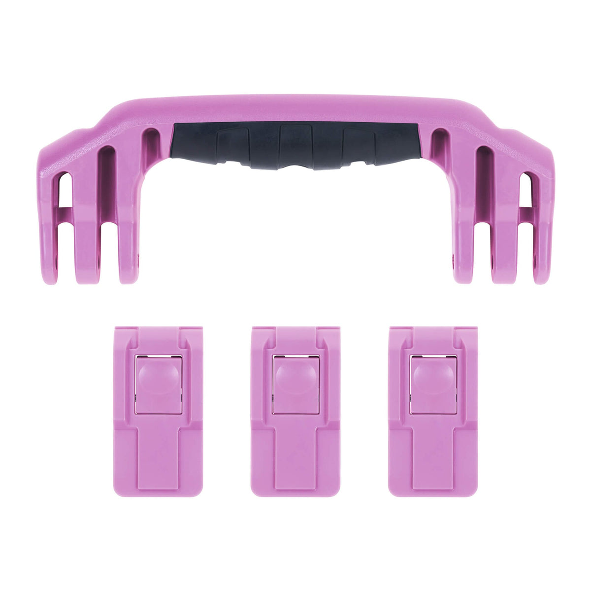 Pelican 1555 Air Replacement Handle &amp; Latches, Magenta (Set of 1 Handle, 3 Latches) ColorCase 