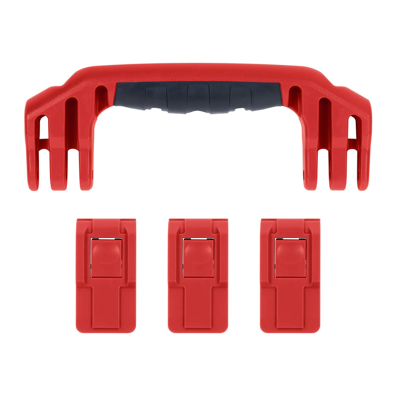 Pelican 1555 Air Replacement Handle & Latches, Red (Set of 1 Handle, 3 Latches) ColorCase 