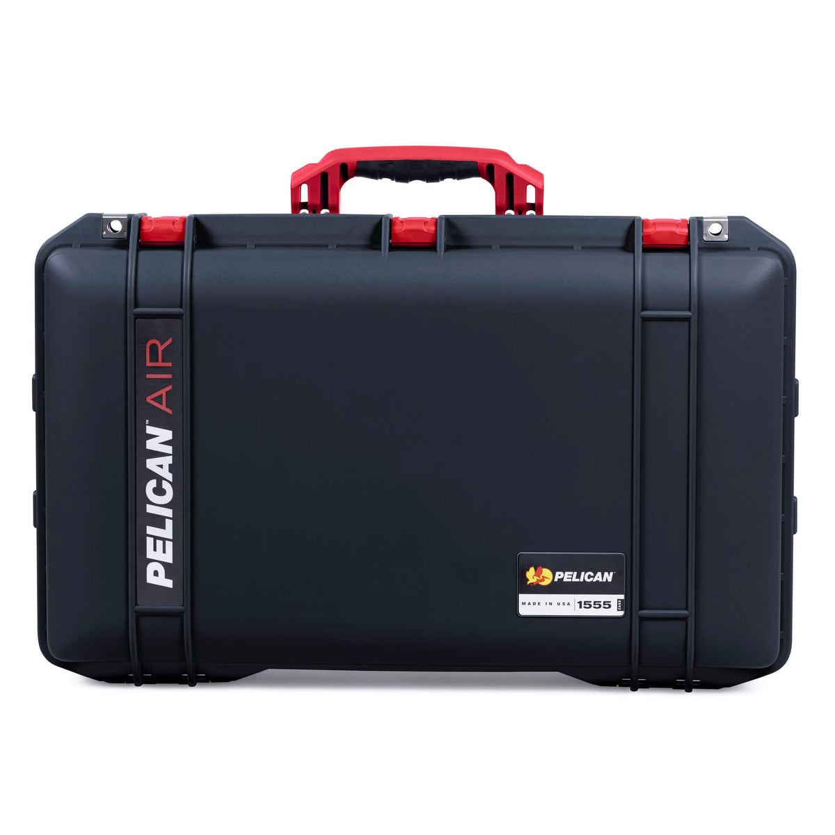 Pelican 1555 Air Case, Black with Red Handle &amp; Latches ColorCase 