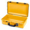 Pelican 1555 Air Case, Yellow with Black Handle & Latches None (Case Only) ColorCase 015550-0000-240-111