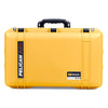 Pelican 1555 Air Case, Yellow with Black Handle & Latches ColorCase