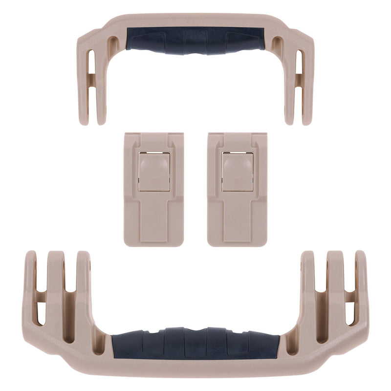 Pelican 1556 Air Replacement Handles & Latches, Desert Tan (Set of 2 Handles, 2 Latches) ColorCase 