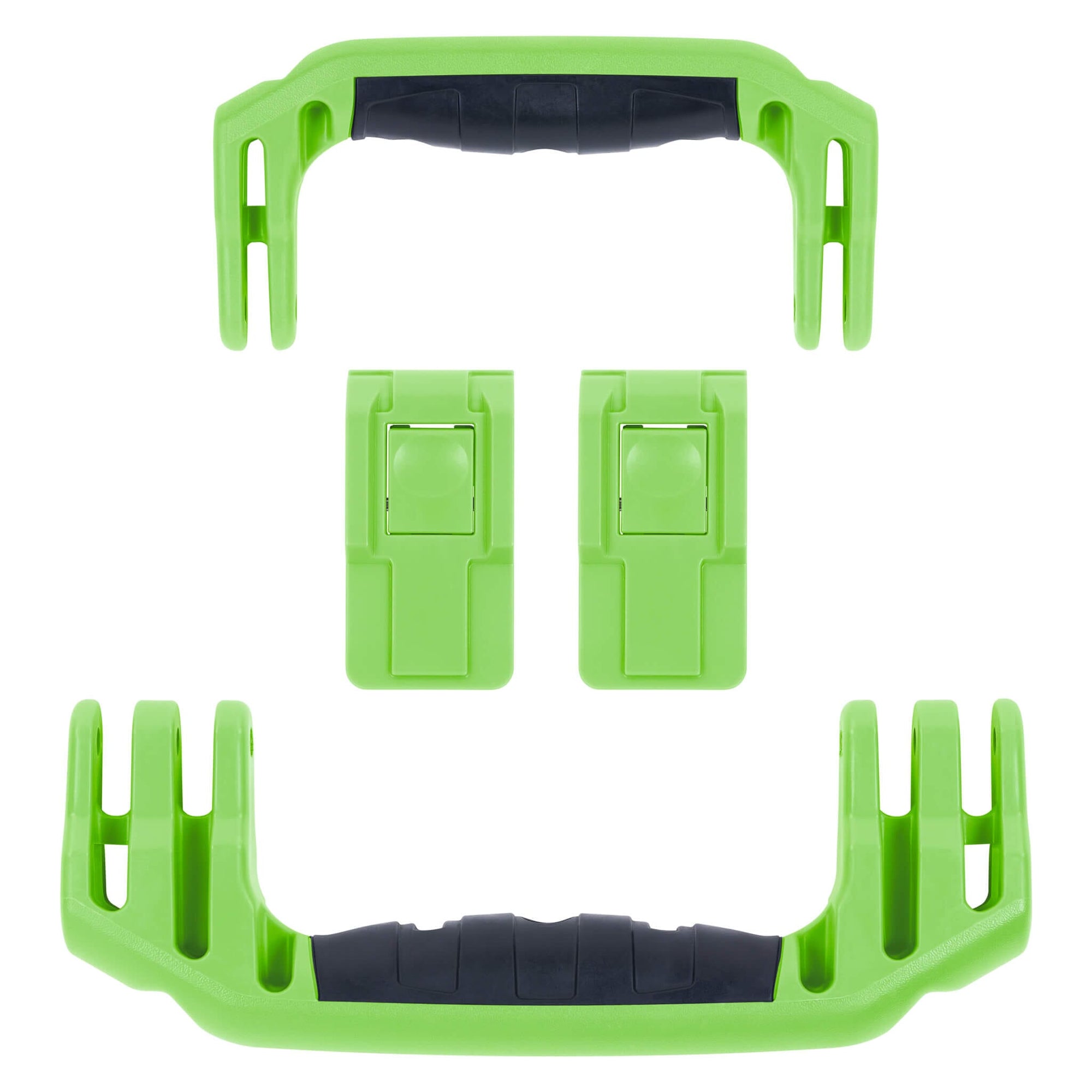 Pelican 1556 Air Replacement Handles & Latches, Lime Green (Set of 2 Handles, 2 Latches) ColorCase 
