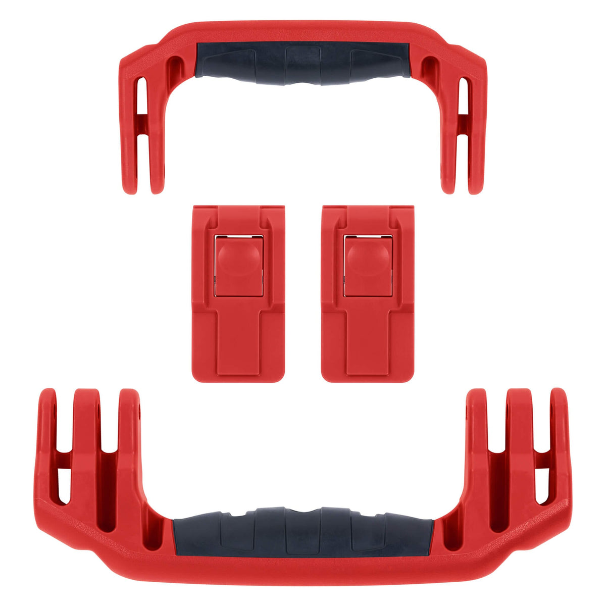 Pelican 1556 Air Replacement Handles &amp; Latches, Red (Set of 2 Handles, 2 Latches) ColorCase 