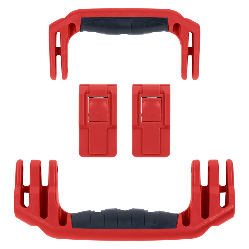 Pelican 1556 Air Replacement Handles & Latches, Red (Set of 2 Handles, 2 Latches) ColorCase 