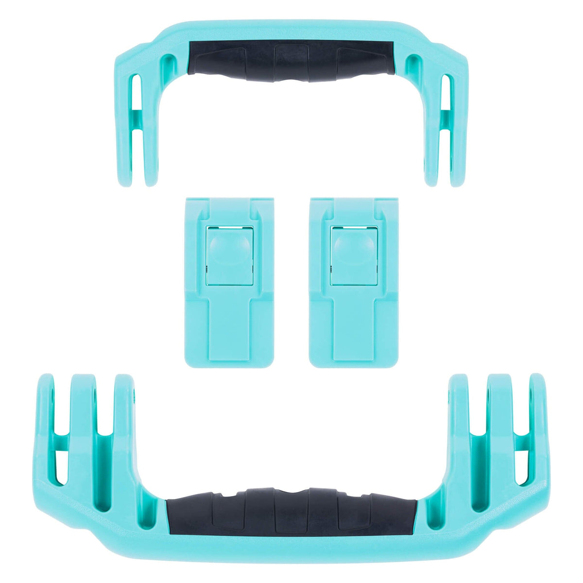 Pelican 1557 Air Replacement Handle &amp; Latches, Teal (Set of 1 Handle, 2 Latches) ColorCase 