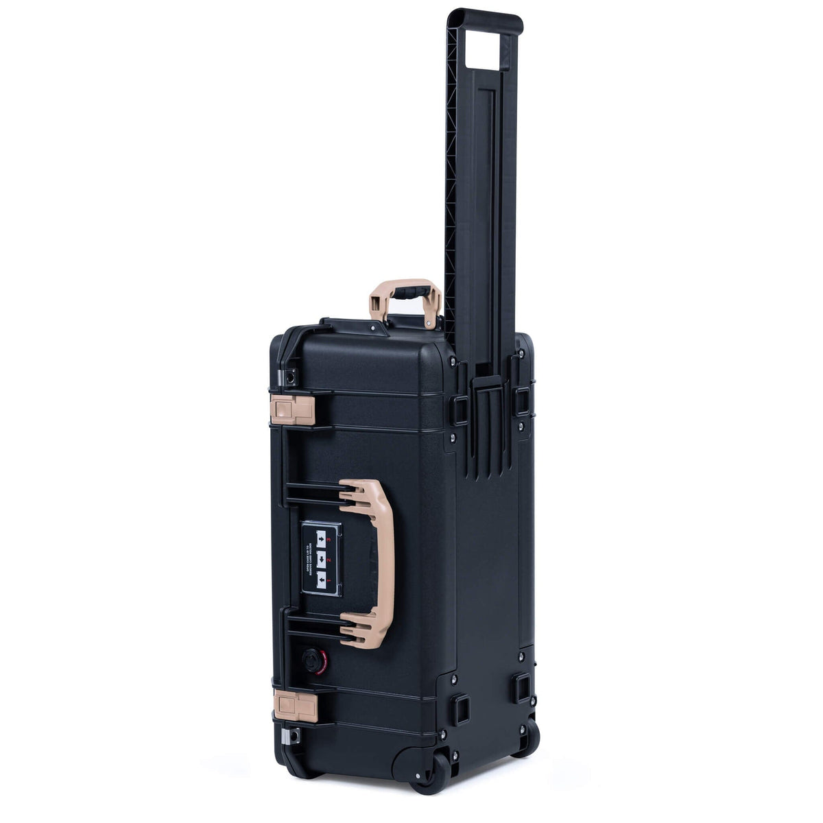 Pelican 1556 Air Case, Black with Desert Tan Handles &amp; Latches ColorCase 