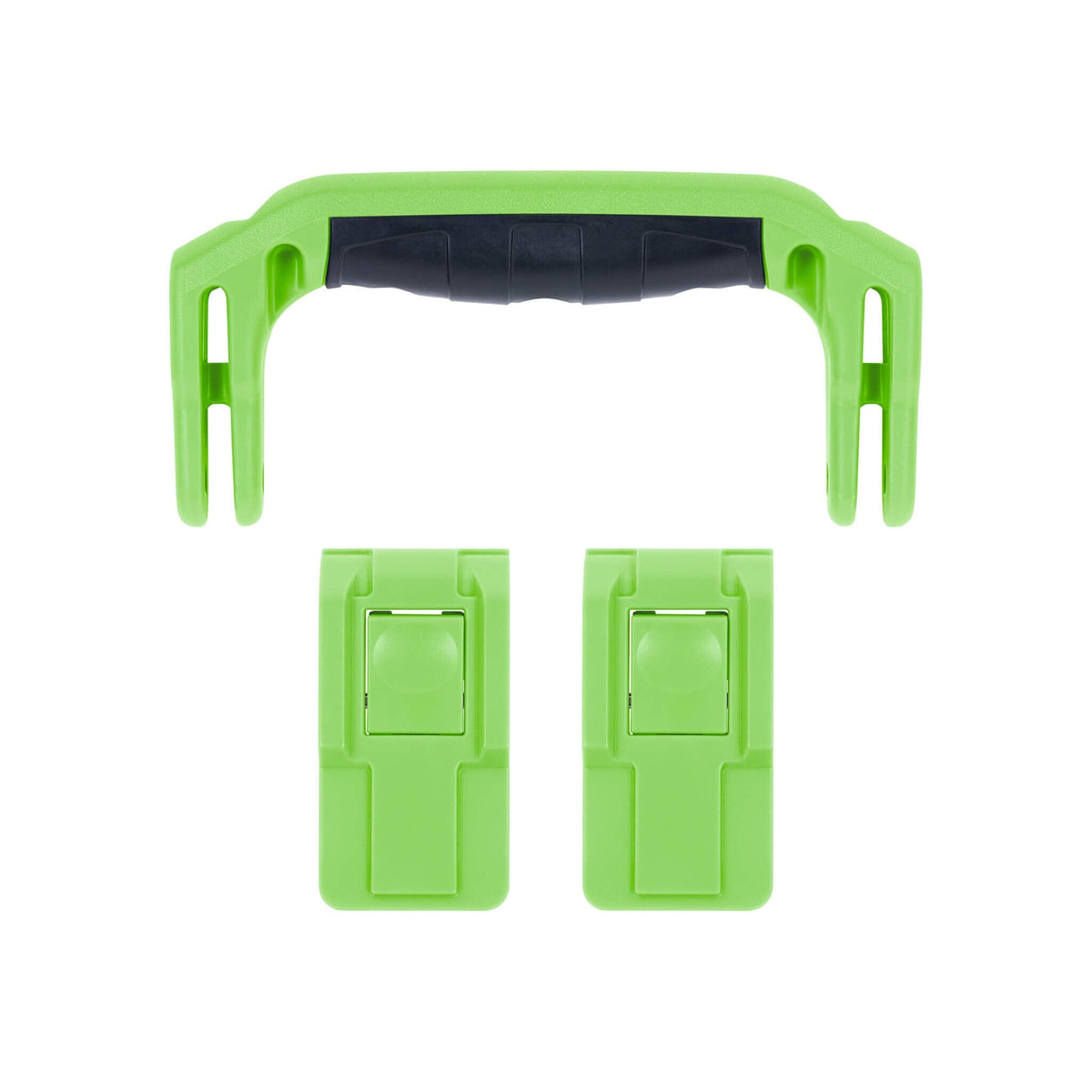 Pelican 1557 Air Replacement Handle &amp; Latches, Lime Green (Set of 1 Handle, 2 Latches) ColorCase 