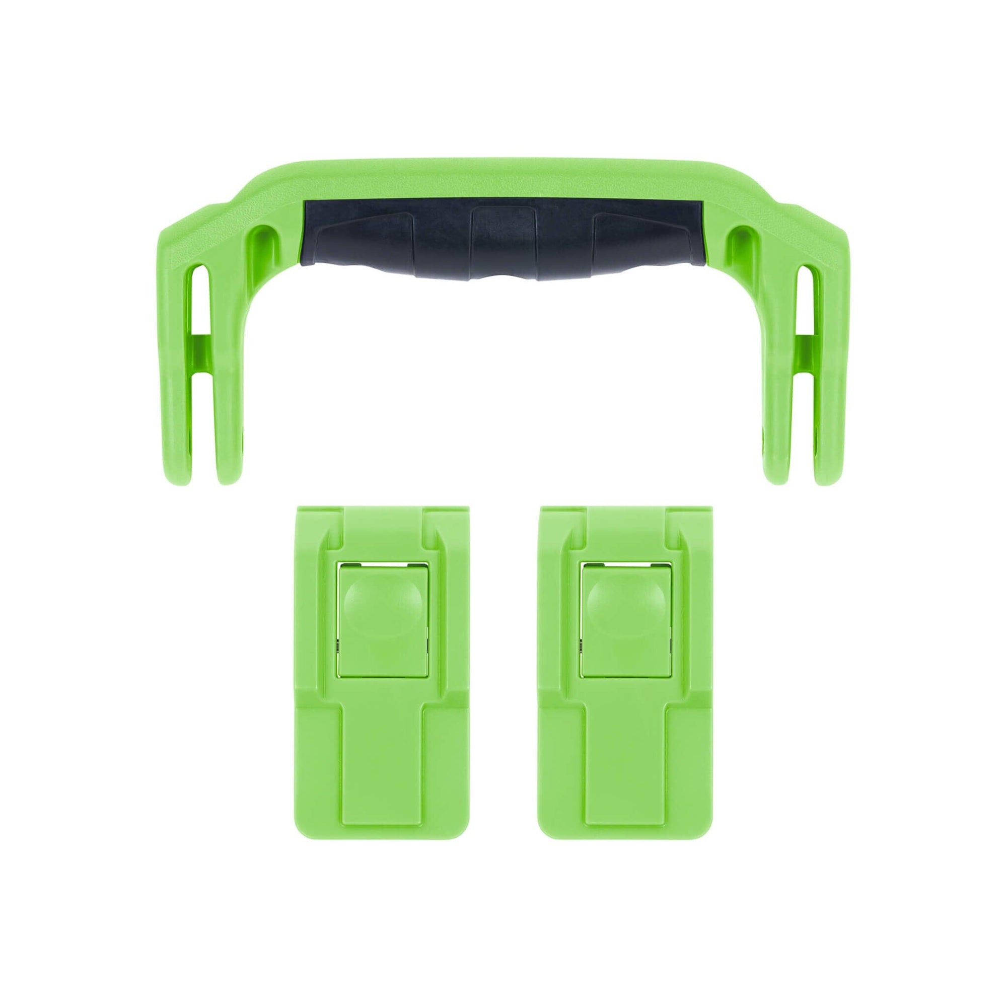 Pelican 1557 Air Replacement Handle & Latches, Lime Green (Set of 1 Handle, 2 Latches) ColorCase 