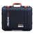 Pelican 1557 Air Case, Black with Orange Handle & Latches ColorCase 