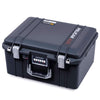 Pelican 1557 Air Case, Black with Silver Handle & Latches ColorCase