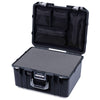 Pelican 1557 Air Case, Black with Silver Handle & Latches ColorCase