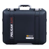 Pelican 1557 Air Case, Black with Silver Handle & Latches ColorCase