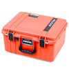 Pelican 1557 Air Case, Orange with Black Handle & Latches ColorCase