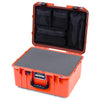 Pelican 1557 Air Case, Orange with Black Handle & Latches ColorCase