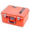 Pelican 1557 Air Case, Orange with Silver Handle & Latches ColorCase