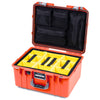Pelican 1557 Air Case, Orange with Silver Handle & Latches ColorCase