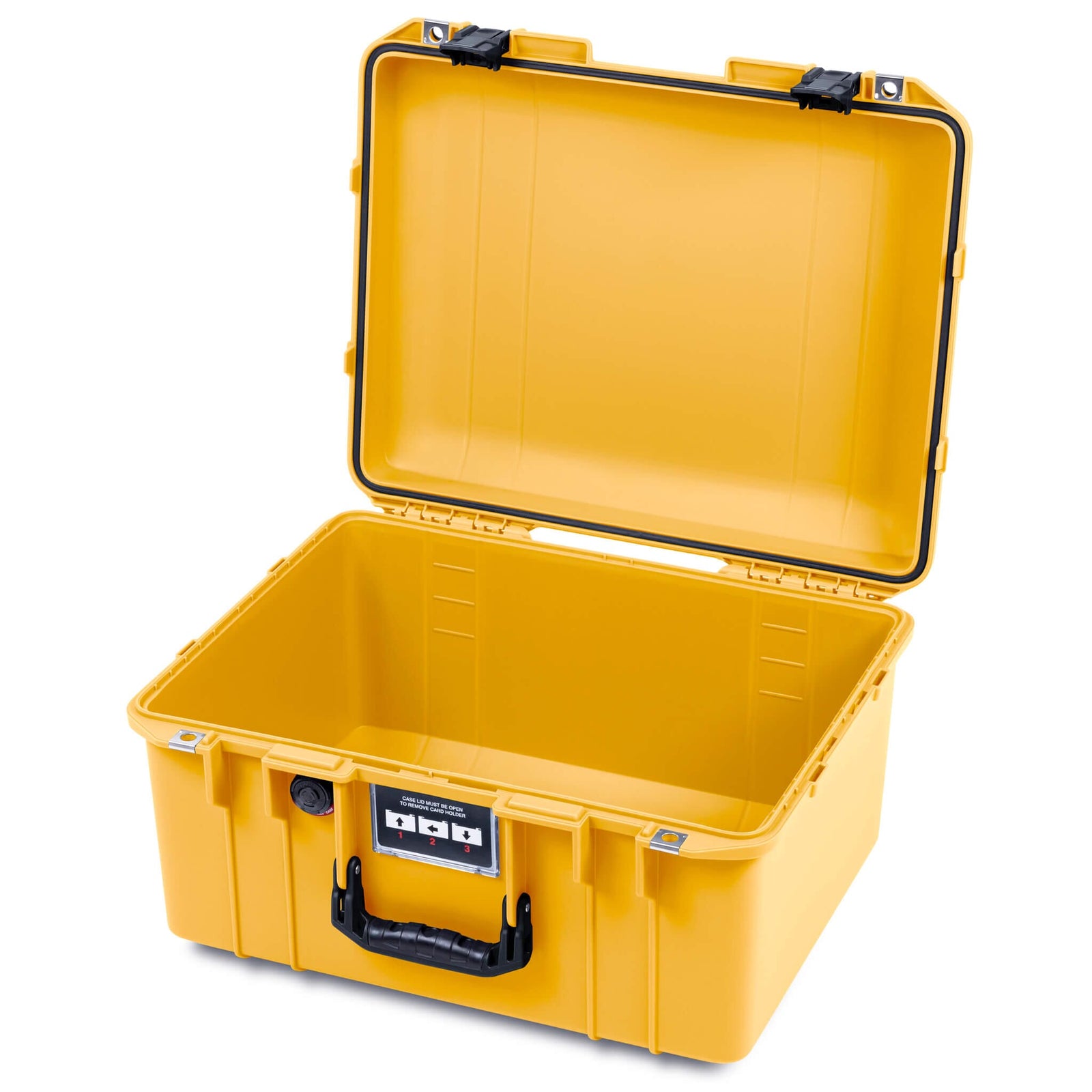 Pelican 1557 Air Case, Yellow with Black Handle & Latches ColorCase 
