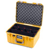 Pelican 1557 Air Case, Yellow with Desert Tan Handle & Latches ColorCase