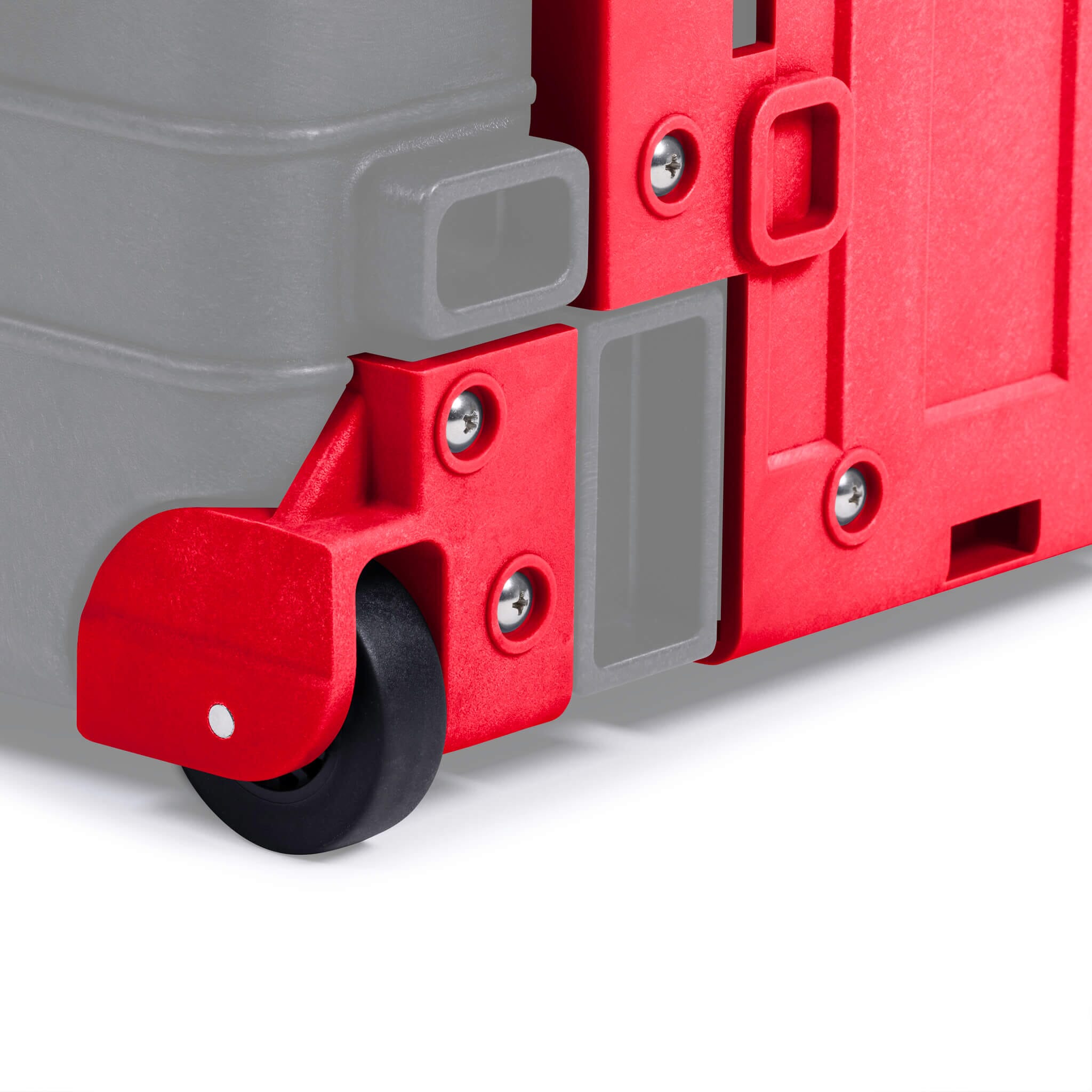 Pelican 1560 Replacement Trolley & Wheel Housing Assembly, Red ColorCase 