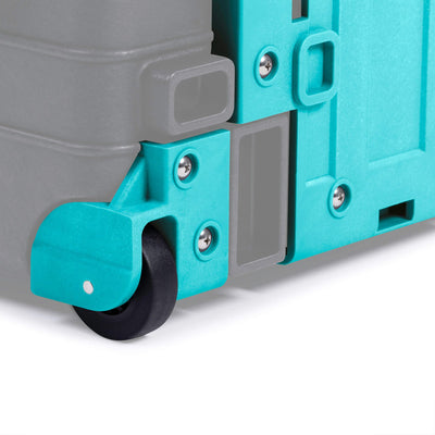 Pelican 1560 Replacement Trolley & Wheel Housing Assembly, Teal ColorCase