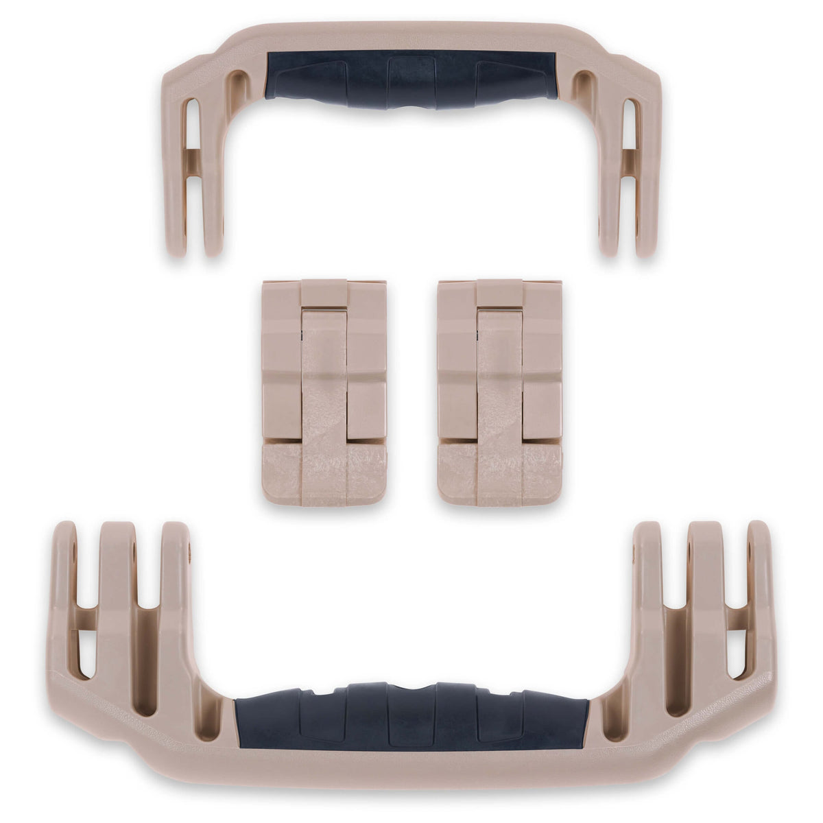 Pelican 1560 Replacement Handles &amp; Latches, Desert Tan (Set of 2 Handles, 2 Latches) ColorCase 
