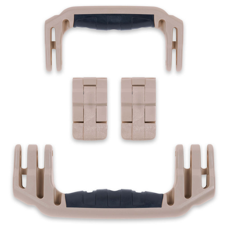 Pelican 1560 Replacement Handles & Latches, Desert Tan (Set of 2 Handles, 2 Latches) ColorCase 