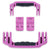 Pelican 1560 Replacement Handles & Latches, Magenta (Set of 2 Handles, 2 Latches) ColorCase 