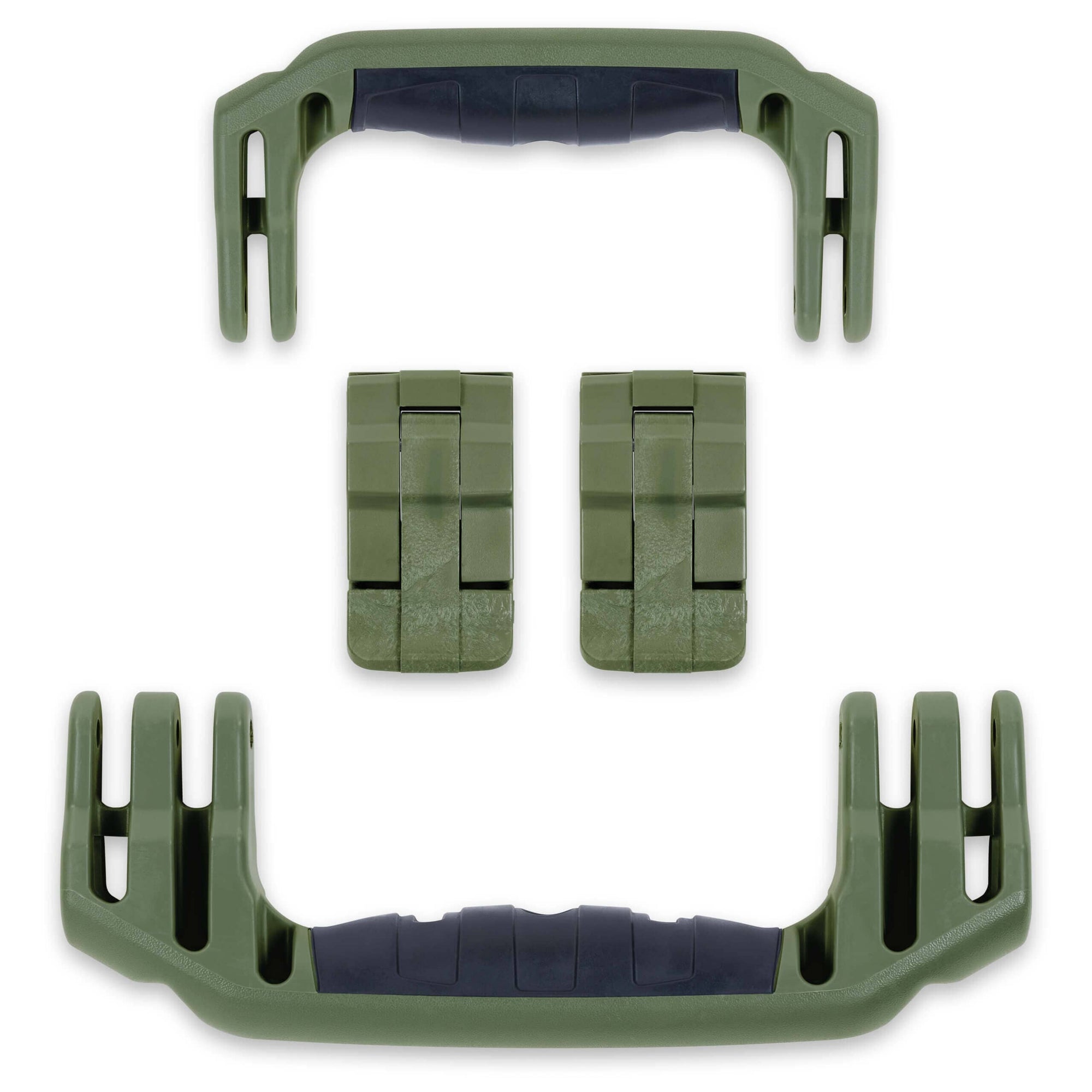 Pelican 1560 Replacement Handles & Latches, OD Green (Set of 2 Handles, 2 Latches) ColorCase 