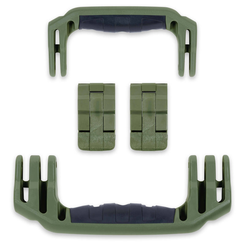 Pelican 1560 Replacement Handles & Latches, OD Green (Set of 2 Handles, 2 Latches) ColorCase 