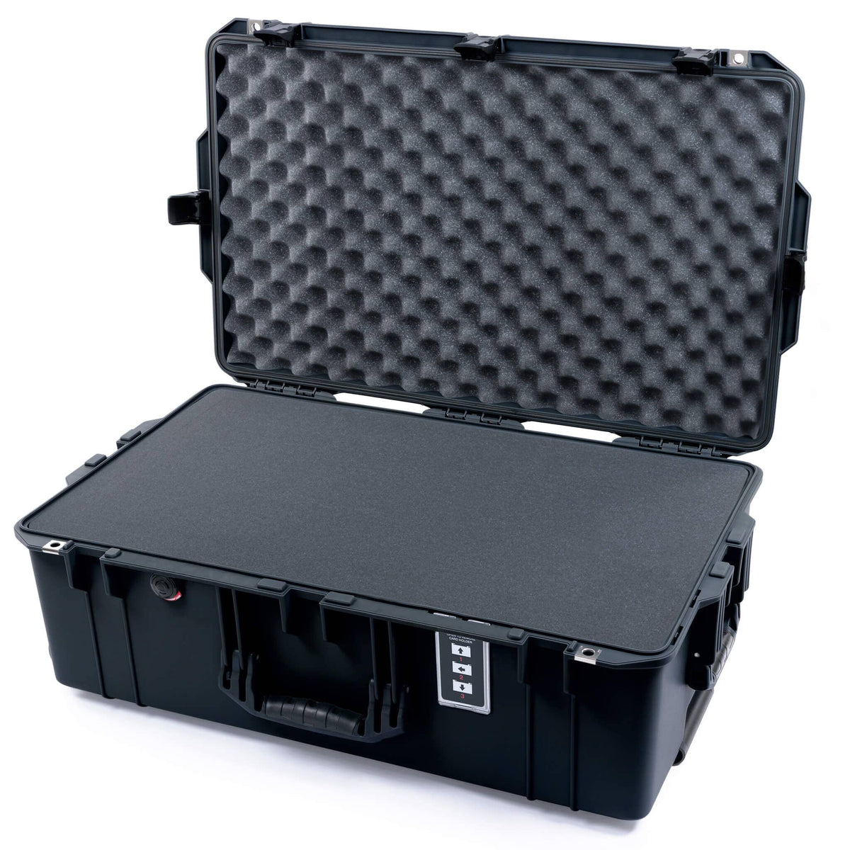 Pelican 1595 Air Case, Black Pick &amp; Pluck Foam with Convoluted Lid Foam ColorCase 015950-0001-110-110