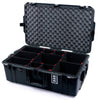 Pelican 1595 Air Case, Black, TSA Locking Latches & Keys TrekPak Divider System with Convoluted Lid Foam ColorCase 015950-0020-110-L10
