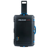 Pelican 1595 Air Case, Black with Blue Handles & Push-Button Latches ColorCase