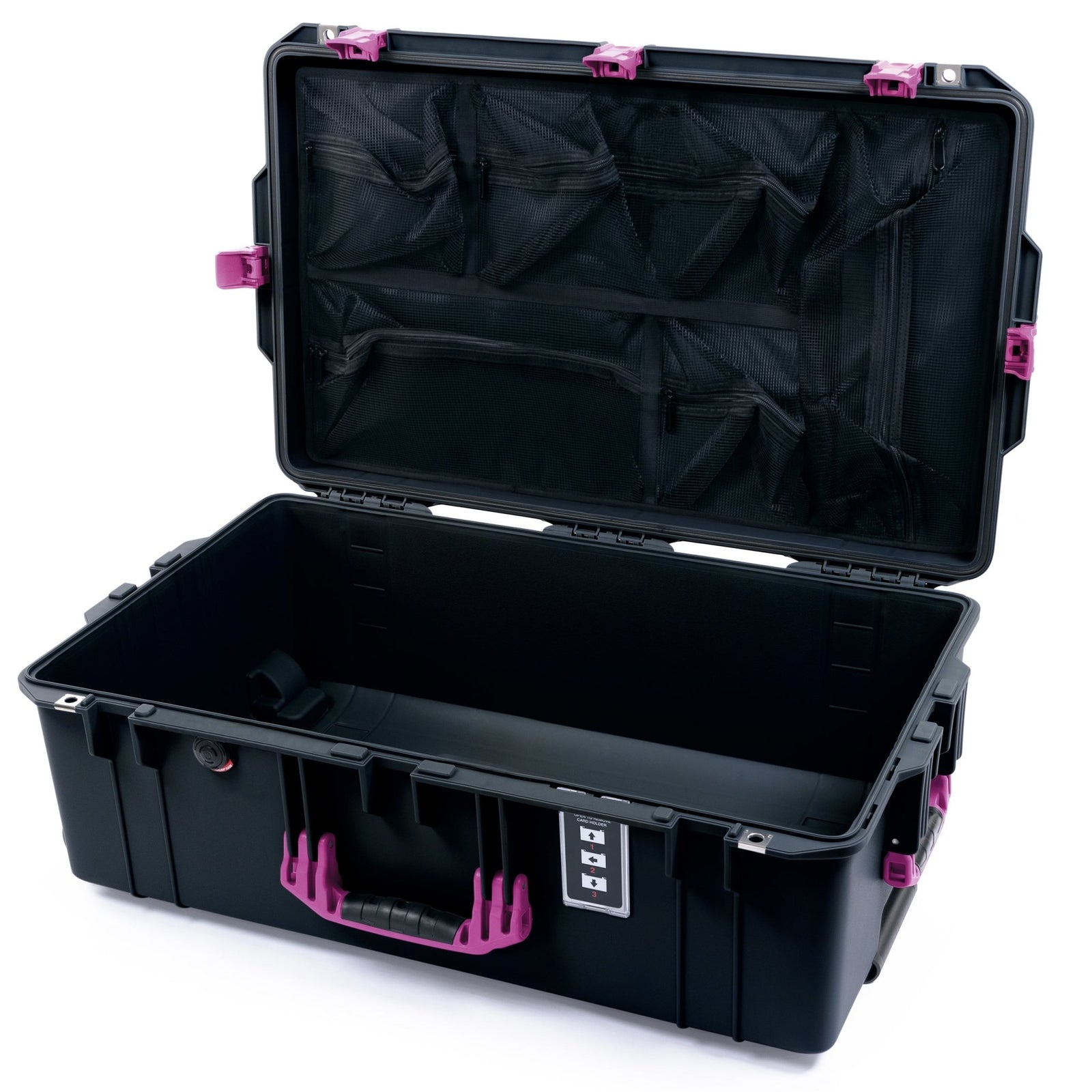 Pelican 1595 Air Case - Black & Magenta - Mesh Lid Organizer Only