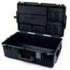 Pelican 1595 Air Case, Black with OD Green Handles & Latches Laptop Computer Lid Pouch Only ColorCase 015950-0200-110-131