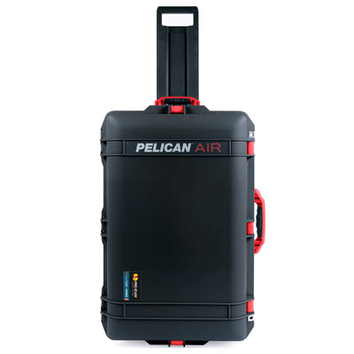 Pelican 1595 Air Case, Black with Red Handles & Push-Button Latches ColorCase