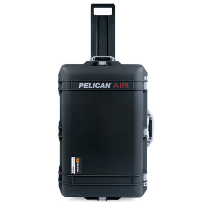 Pelican 1595 Air Case, Black with Silver Handles & Push-Button Latches ColorCase