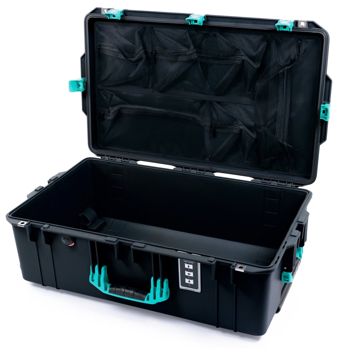 Pelican 1595 Air Case - Black & Teal - Mesh Lid Organizer Only