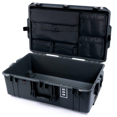 Pelican 1595 Air Case, Charcoal with Black Handles & Latches Laptop Computer Lid Pouch Only ColorCase 015950-0200-520-111