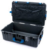 Pelican 1595 Air Case, Charcoal with Blue Handles & Latches