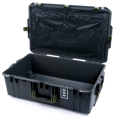 Pelican 1595 Air Case, Charcoal with OD Green Handles & Latches