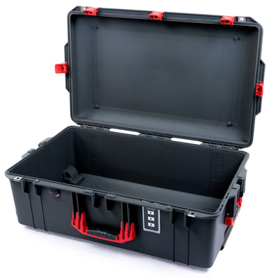 Pelican 1595 Air Case, Charcoal with Red Handles & Latches None (Case Only) ColorCase 015950-0000-520-321