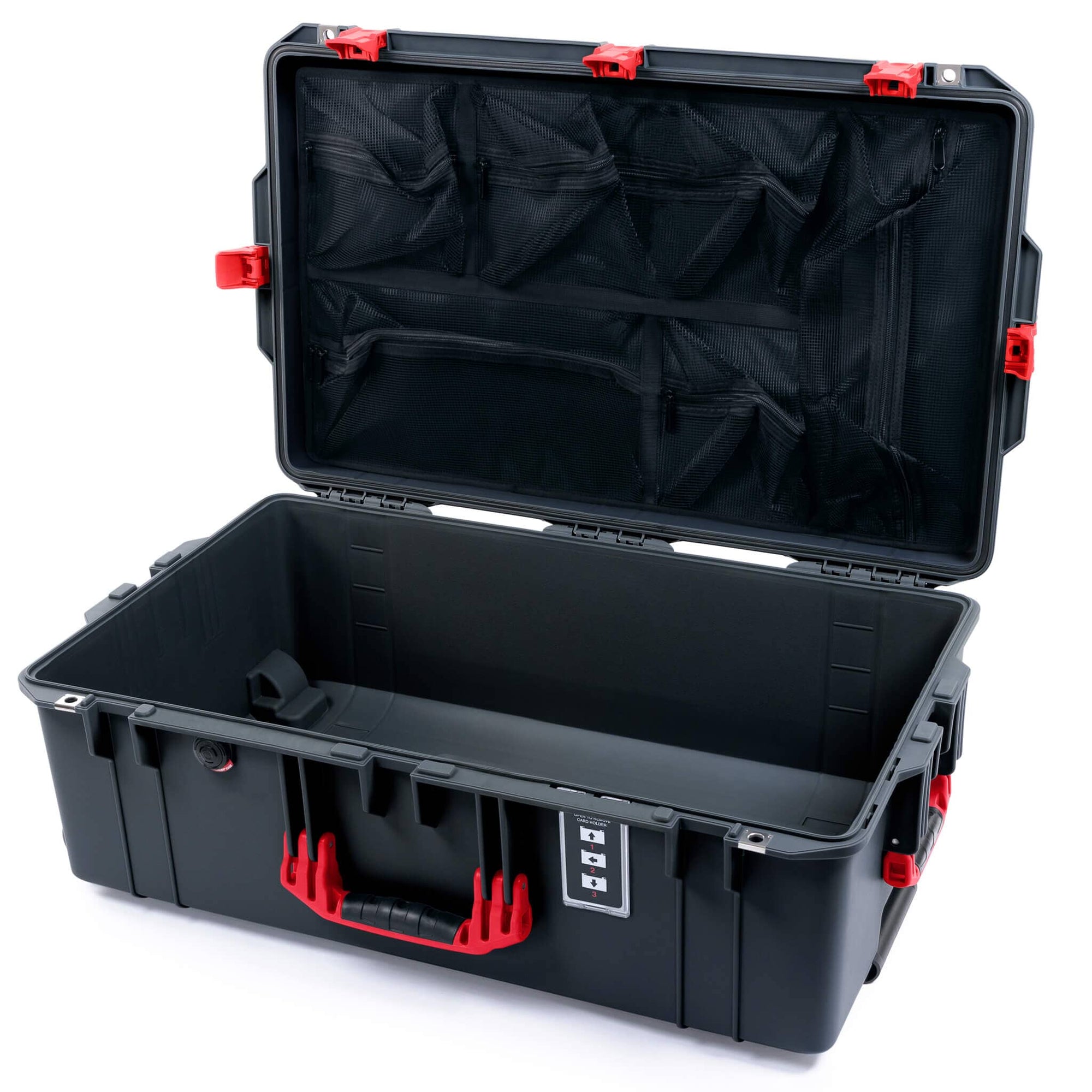 Charcoal & Red Pelican 1595 Air Case Charcoal & Red Pelican 1595 Air Case