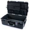 Pelican 1595 Air Case, Charcoal with Silver Handles & Latches Laptop Computer Lid Pouch Only ColorCase 015950-0200-520-181